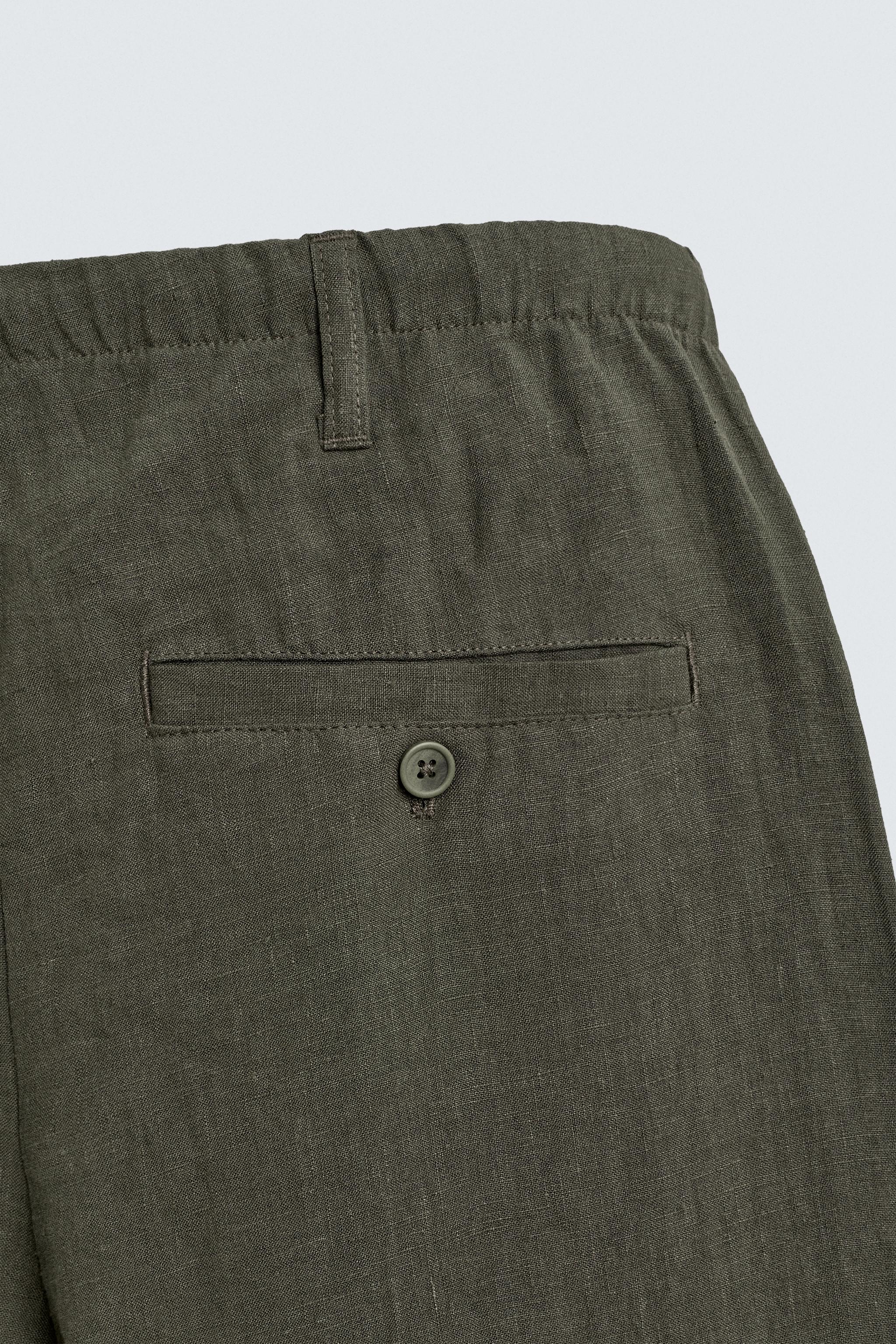 PANTALON RELAXED FIT 100% LIN
